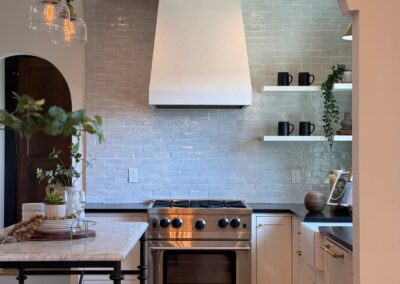 Professionally staged home kitchen